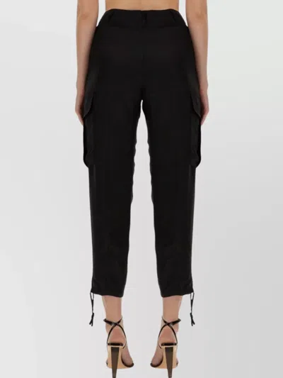 Aspesi Cargo Pants Featuring Drawstring Hem In White