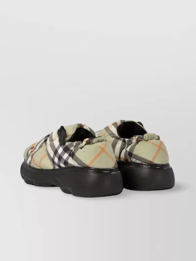 Burberry Pillow' Light Green Polyamide Blend Slippers