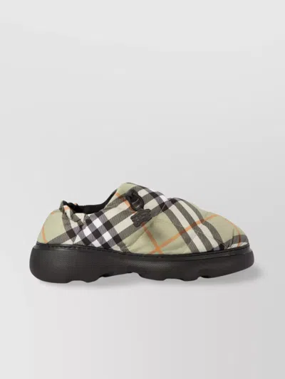 Burberry Pillow' Light Green Polyamide Blend Slippers
