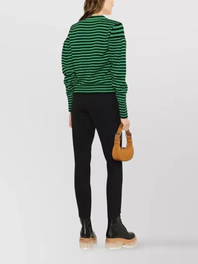 P.a.r.o.s.h Cropped Leggings Elasticated Waist In Black