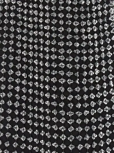 Max Mara Rita Sequined Mini Dress In Black