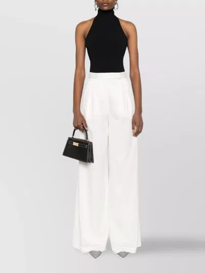 Max Mara Black High-neck One-piece With Open Back And Structured Shorts