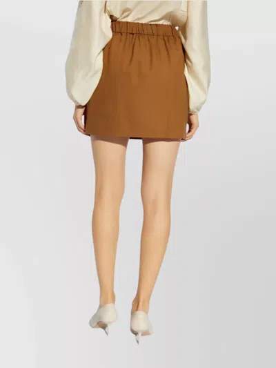 Max Mara Women's Tabarin Skirt Tobacco | Size 38 | 2511101031600014