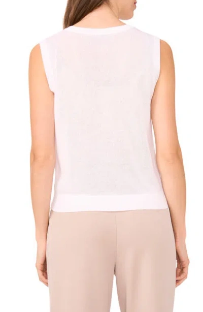 Halogenr Halogen(r) Sleeveless Button-up Sweater
