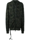 BEN TAVERNITI UNRAVEL PROJECT camouflage print hoodie,HANDWASH