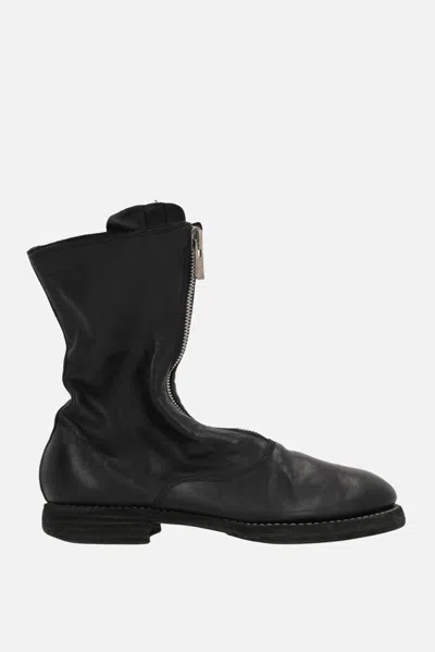 Guidi Zip-front Round-toe Boots