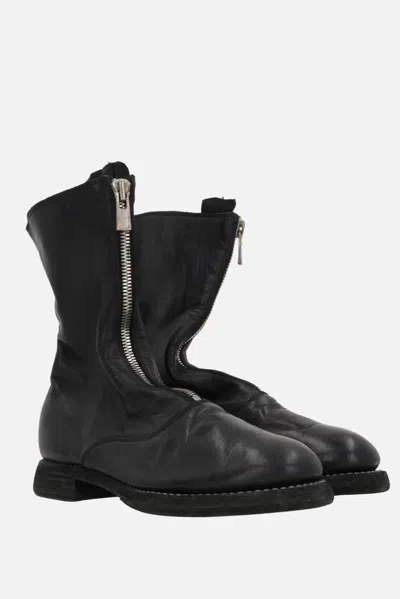 Guidi Zip-front Round-toe Boots