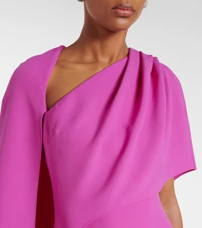 Safiyaa Contessa Asymmetric Gown In Pink