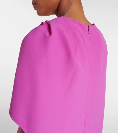 Safiyaa Contessa Asymmetric Gown In Pink