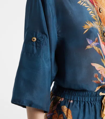 Zimmermann Ascension Relaxed Shirt In Multi