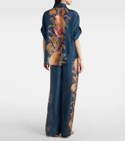 Zimmermann Ascension Relaxed Shirt In Multi