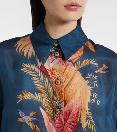 Zimmermann Ascension Relaxed Shirt In Multi