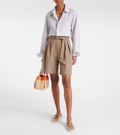 Tory Burch Metallic Sandals With Mesh Design In White