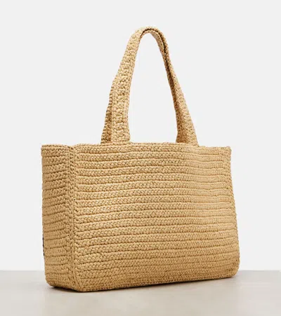 Valentino Borsa Shopping Viva Superstar Grande In Rafia Donna