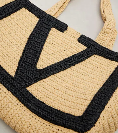 Valentino Borsa Shopping Viva Superstar Grande In Rafia Donna
