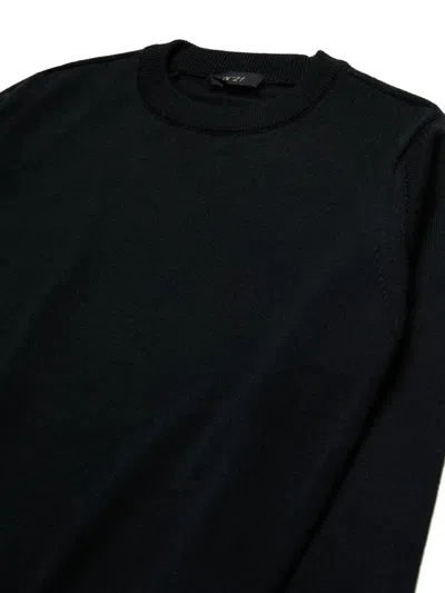 N°21 Pullover In Misto Lana Con Logo