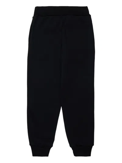 Marni Kids Cotton Sports Trousers In Black