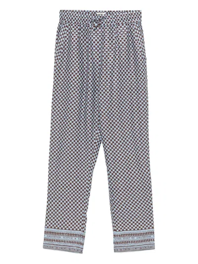 Scotch & Soda Check-pattern Trousers
