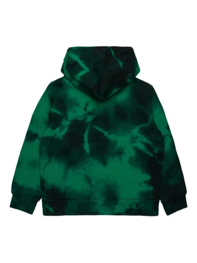 N°21 Felpa In Cotone Tie-dye Con Cappuccio