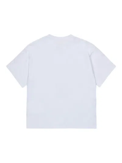 Mm6 Maison Margiela T-shirt In Jersey Con Patch Numeric Logo