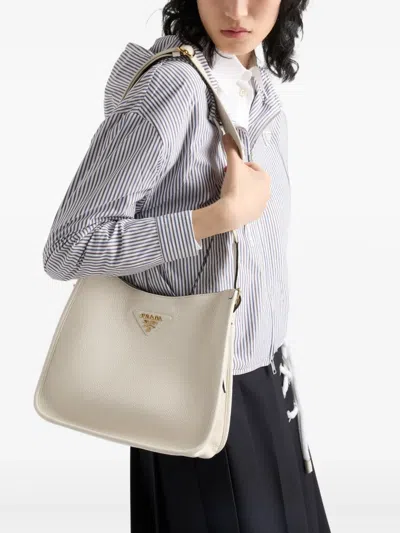Prada Medium Leather Shoulder Bag