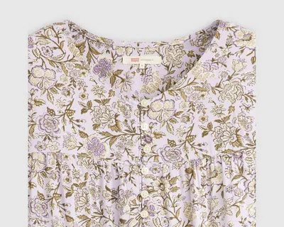 Levi's Plus Size Halsey Floral Print Blouse In Pink