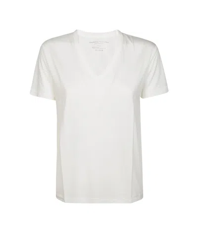 Majestic Short Sleeves V Neck Sweater