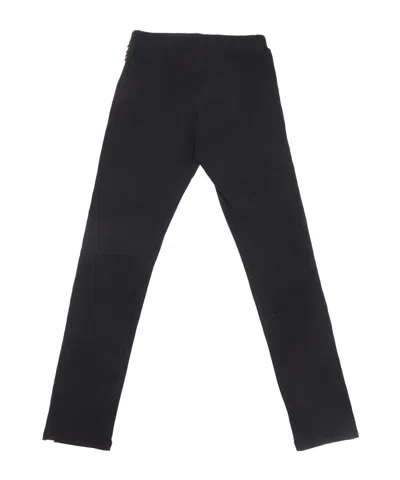 Balmain Elastic Waist Casual Pants In Black