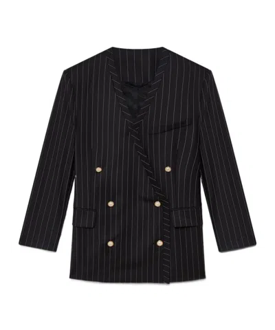 Casablanca Collarless Oversized Blazer