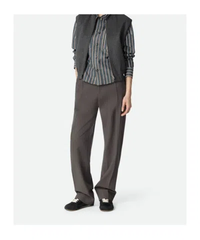 Bottega Veneta Orbit Leather-trimmed Suede And Shell Sneakers In Black