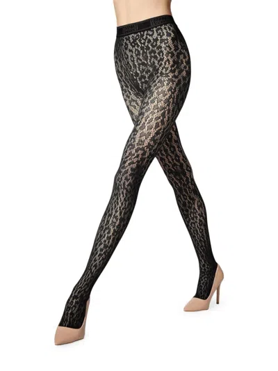 Wolford Women's Leo Lace Tights