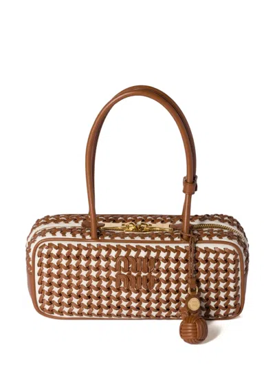 Miu Miu Beau レザーハンドバッグ