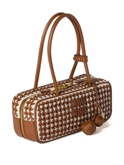 Miu Miu Beau レザーハンドバッグ