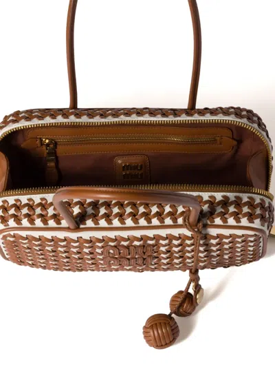 Miu Miu Beau レザーハンドバッグ