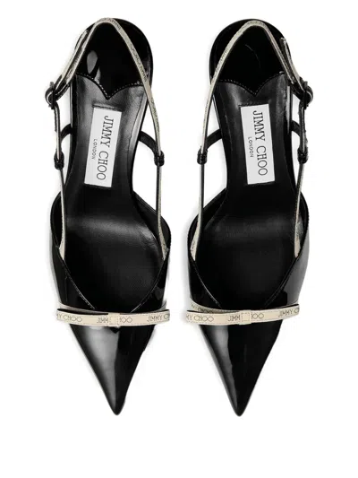 Jimmy Choo Leather Camila Pumps Glossy Finish