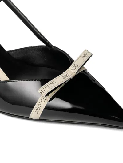 Jimmy Choo Leather Camila Pumps Glossy Finish