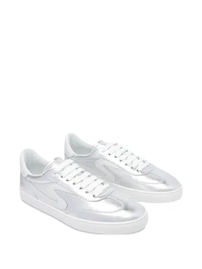 Stuart Weitzman Metallic Low Top Sneakers