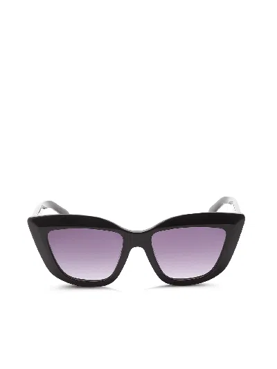 G.o.d Thirty Three Sunglasses With Grey Lens In Black