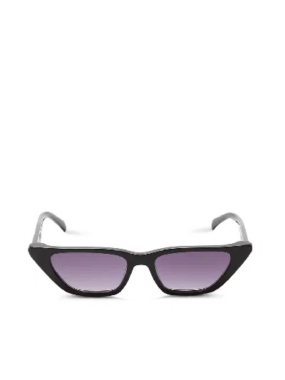 G.o.d Thirty Two Black Sunglasses With Grey Lens