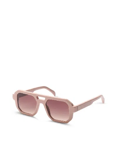 G.o.d Thirty Four Dusty Sunglasses With Grad Brown Lens In Gray