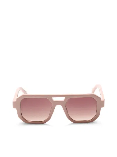 G.o.d Thirty Four Dusty Sunglasses With Grad Brown Lens In Gray