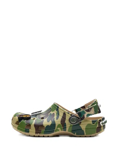 Bape Crocs Classic Clog In Green