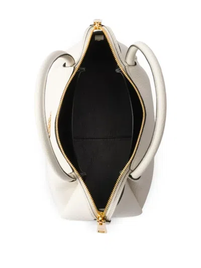 Prada Small Leather Top-handle Bag In White