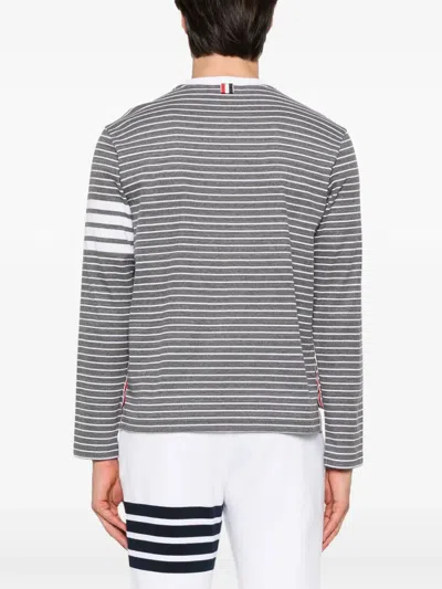 Thom Browne Striped Crew Neck T-shirt