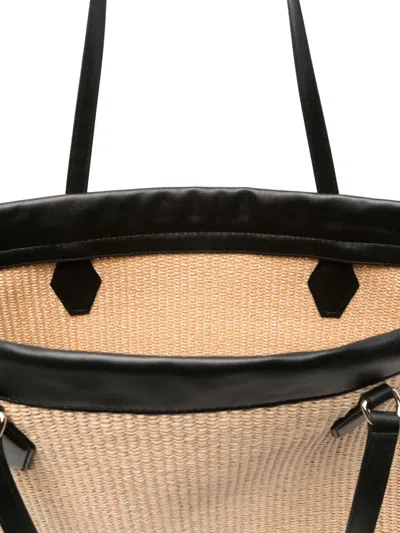 Jimmy Choo Large Drawstring Tote Bag