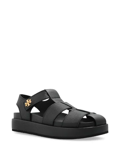 Tory Burch Strappy Sandals Platform Sole In Black