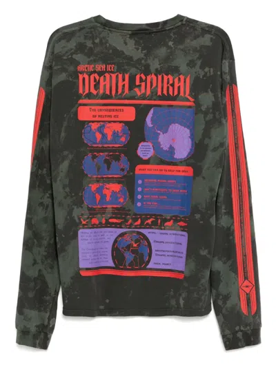 Stain Shade Logo-print T-shirt