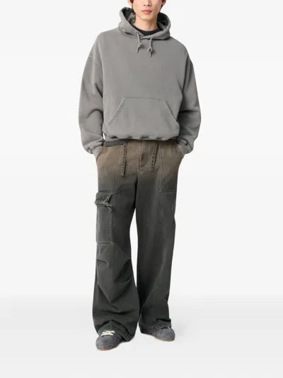 Axel Arigato Hooded Cotton Sweater Pouch Pocket In Gold