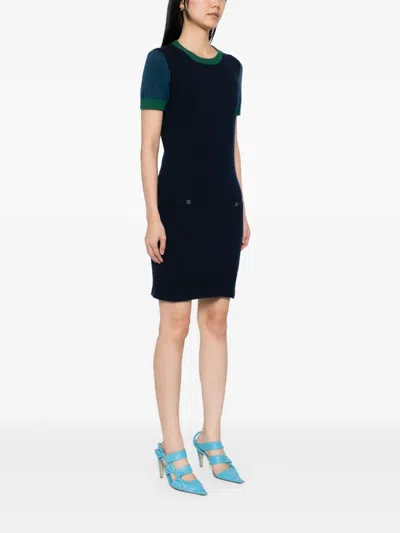 Pre-owned Chanel 2011-2012s Knitted Dress