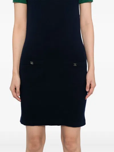 Pre-owned Chanel 2011-2012s Knitted Dress